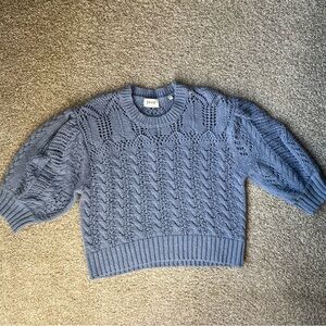 Joie Ella Country Blue Cotton Sweater